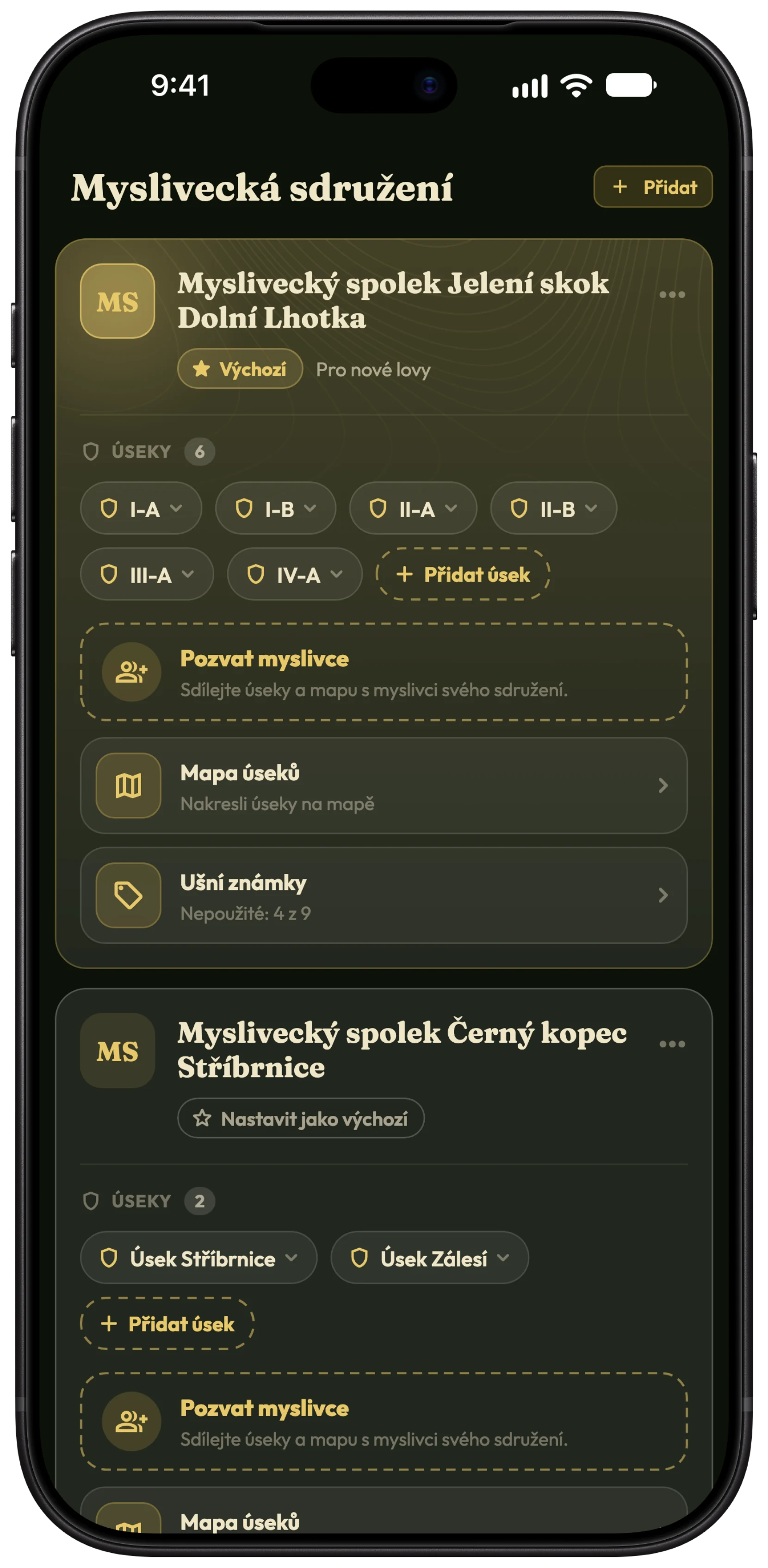 Založení mysliveckého sdružení