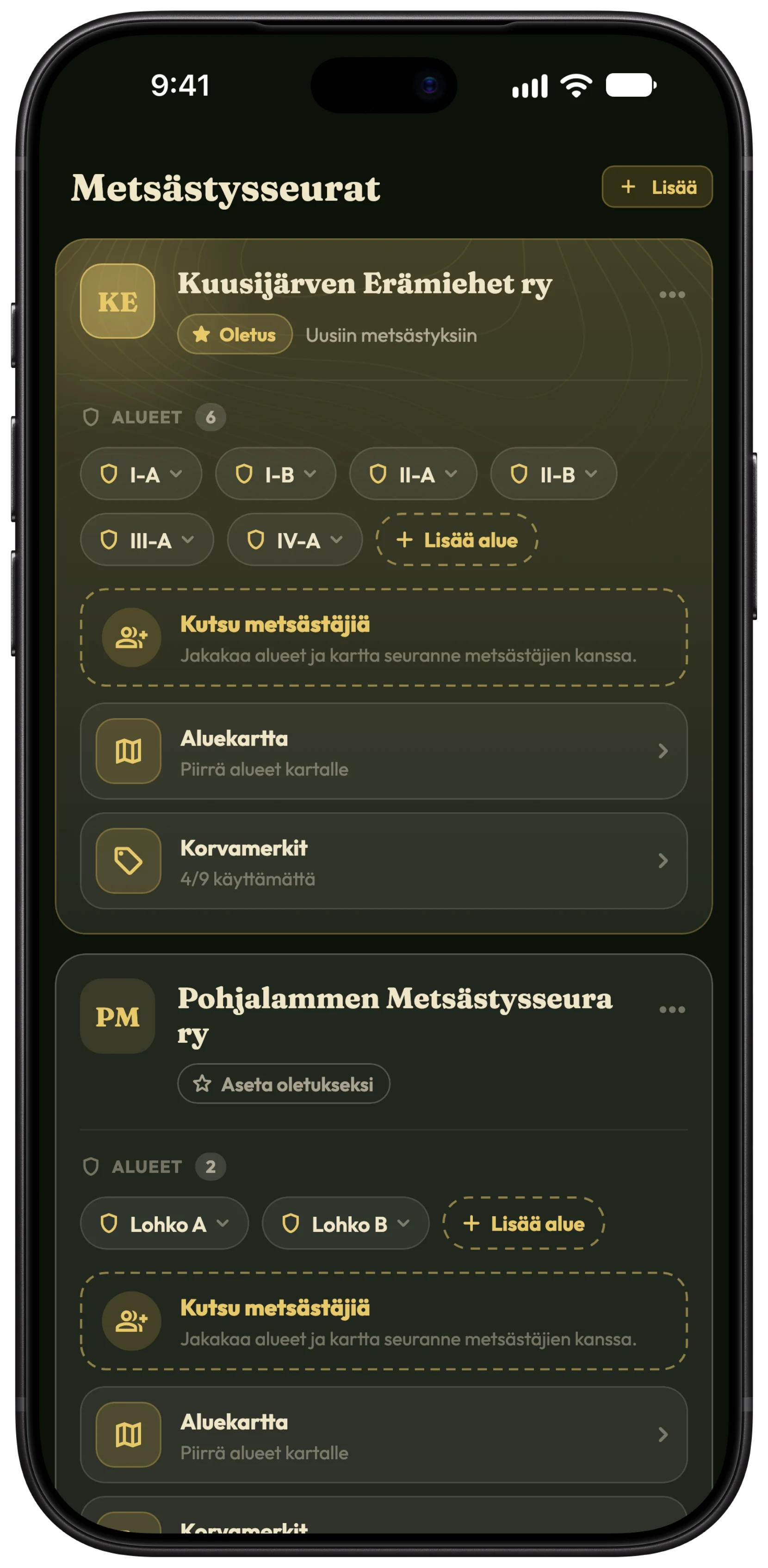 Metsästysseuran perustaminen