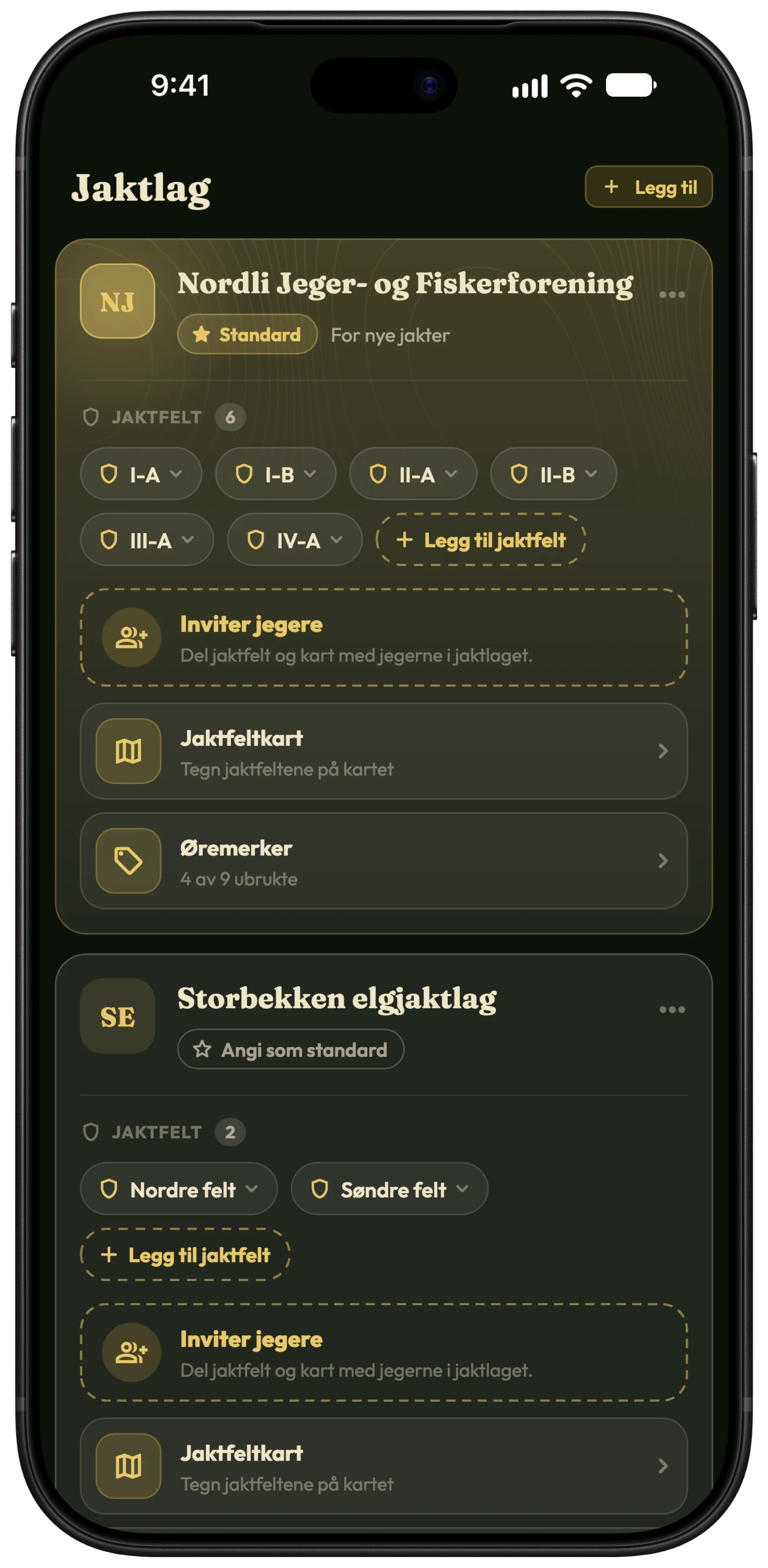 Slik setter du opp et jaktlag