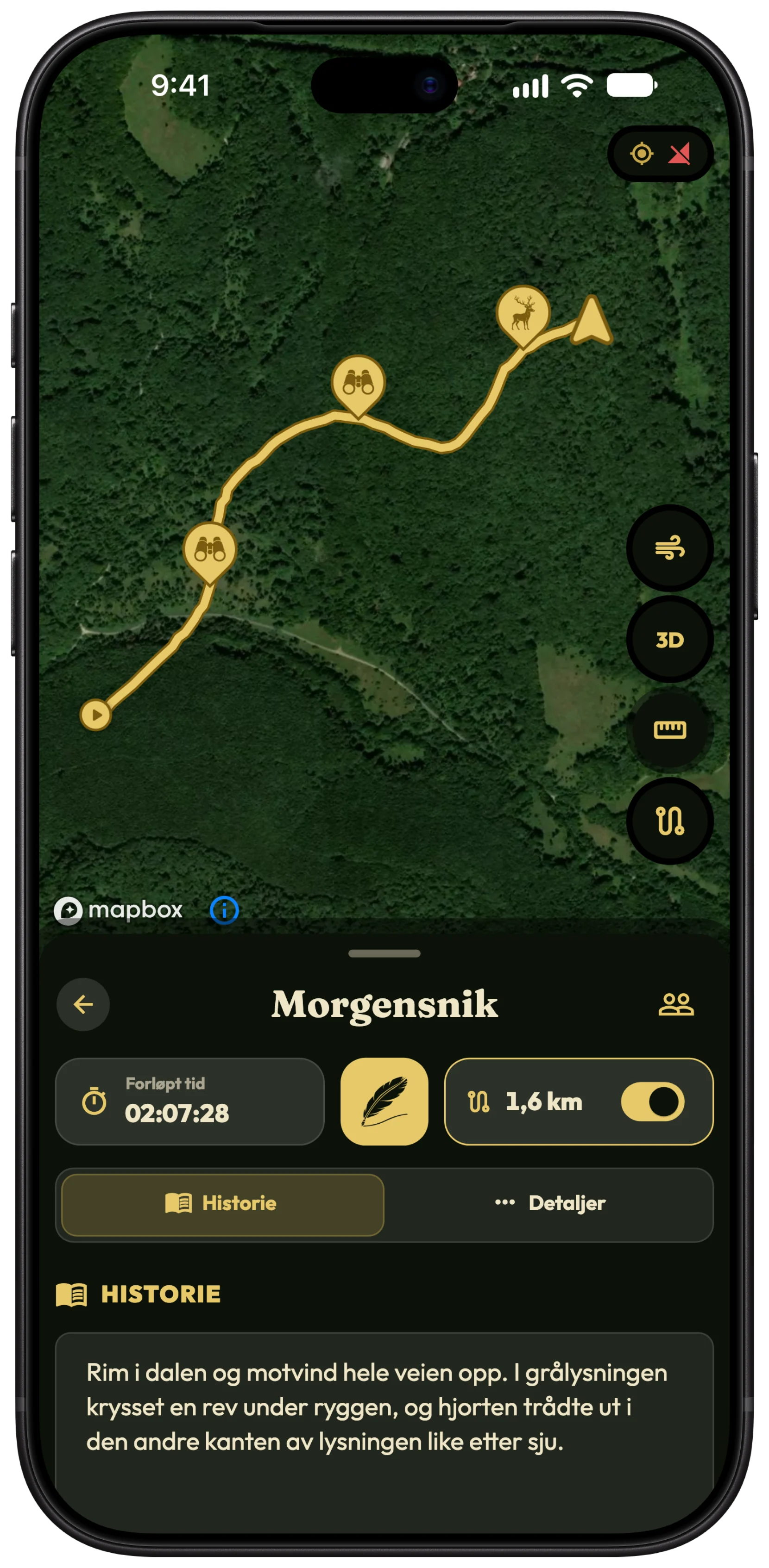 Ta opp GPS-ruten din