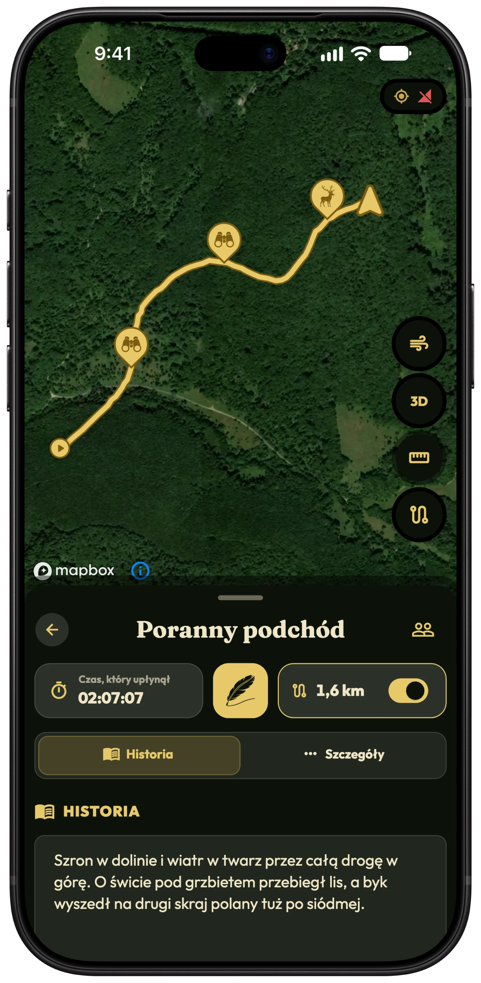 Nagrywanie trasy GPS