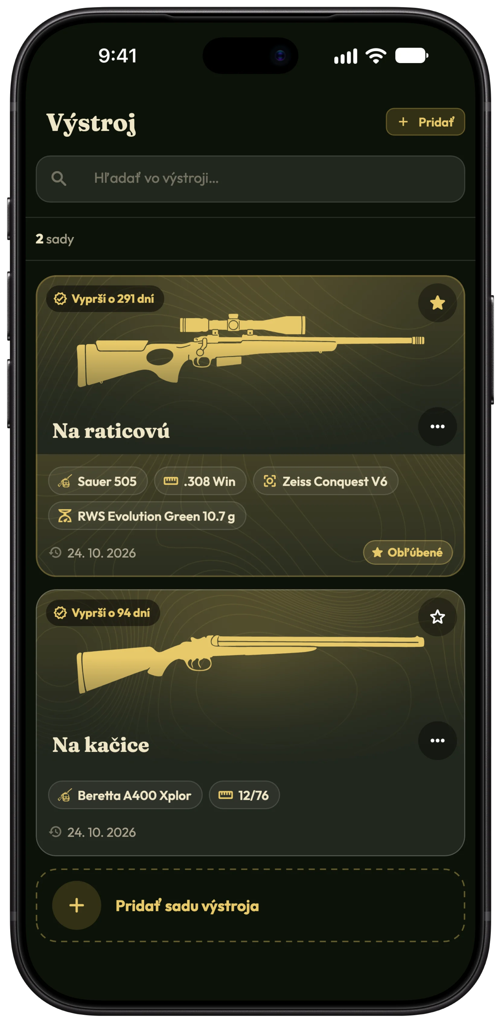 Správa zbraní a výstroja